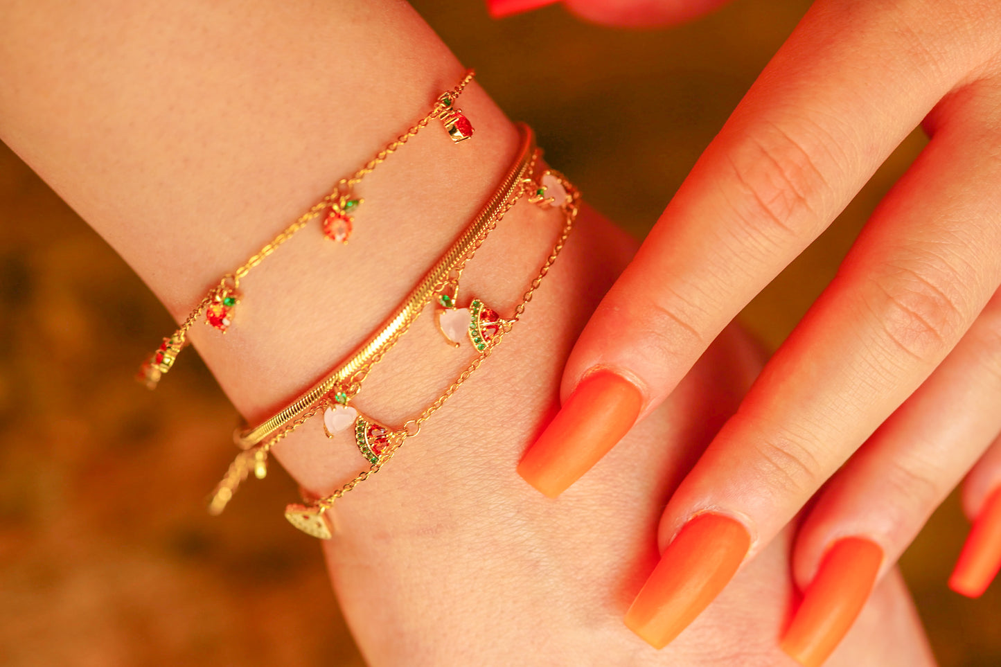 Fruit Crystal Bracelet