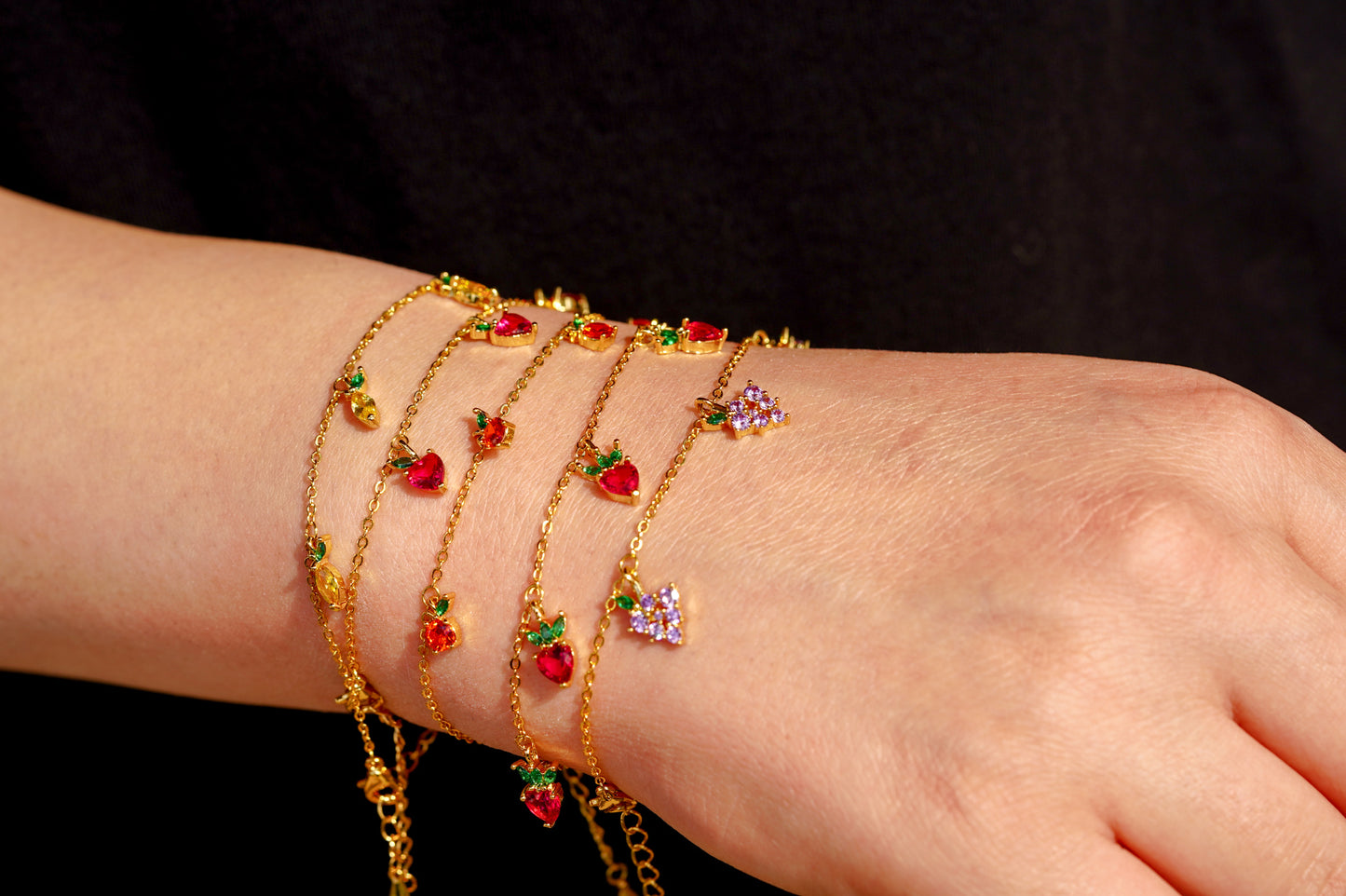 Fruit Crystal Bracelet