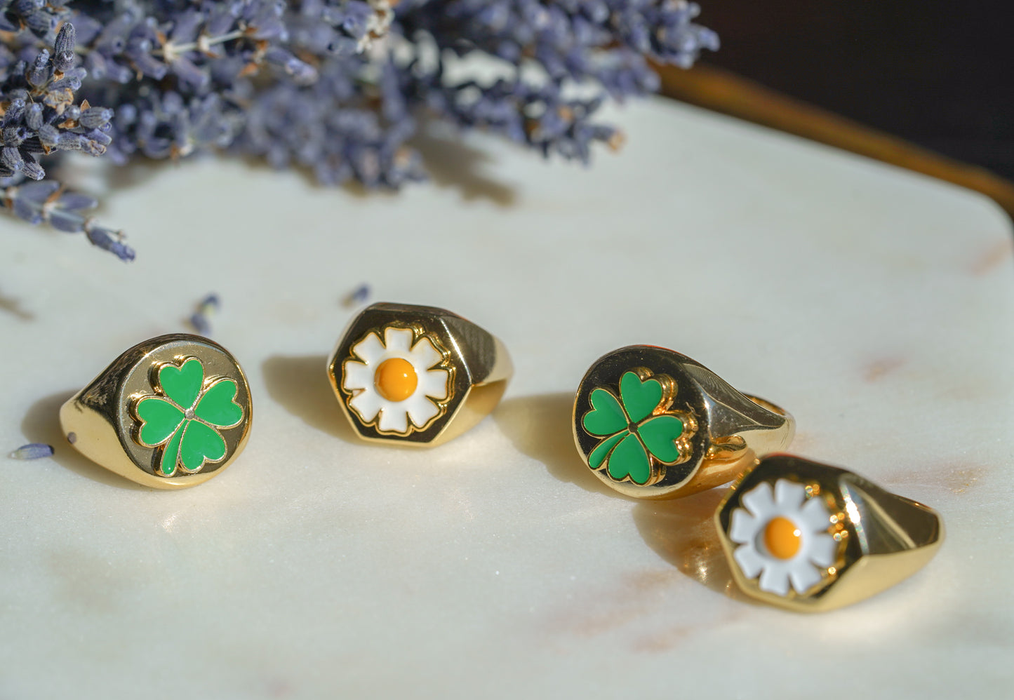 Daisy & Clover Ring