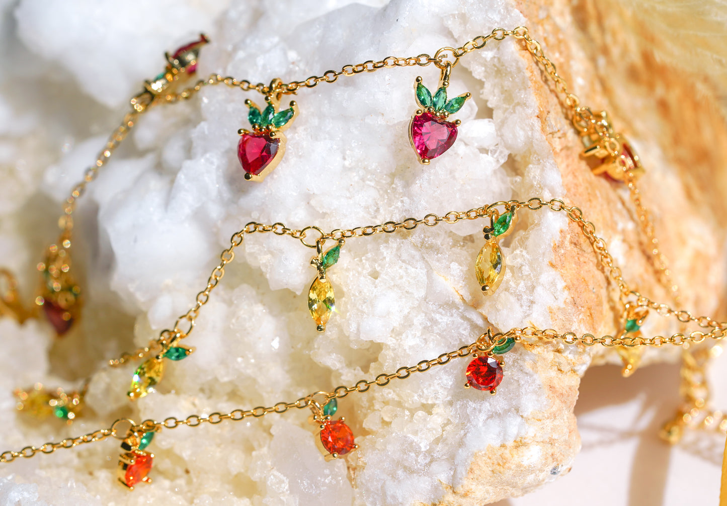 Fruit Crystal Bracelet