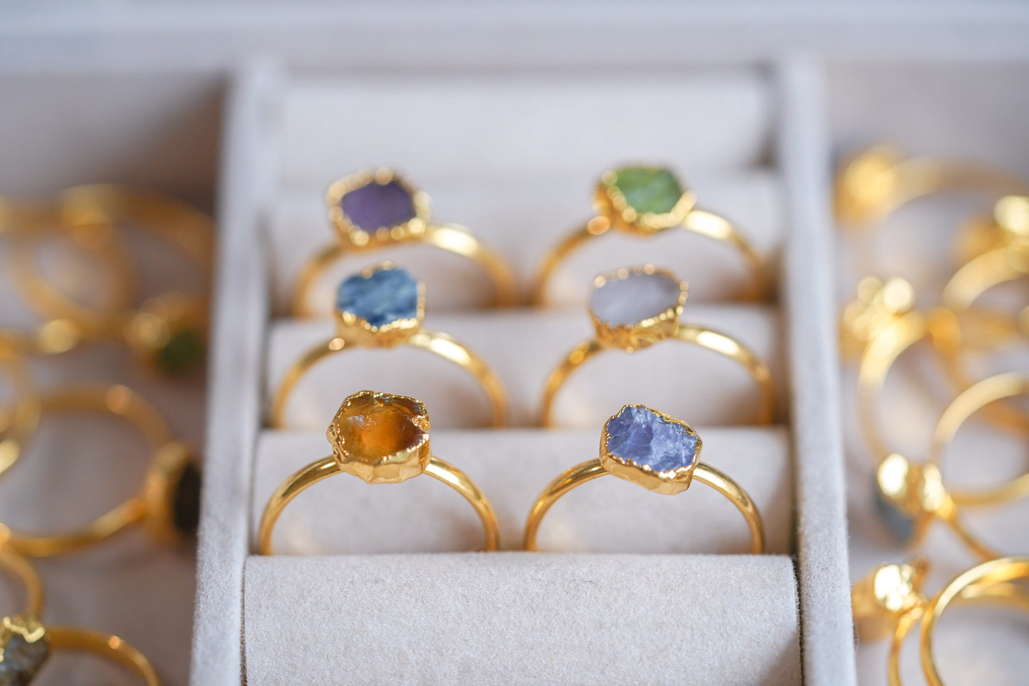 Raw Gemstone Ring