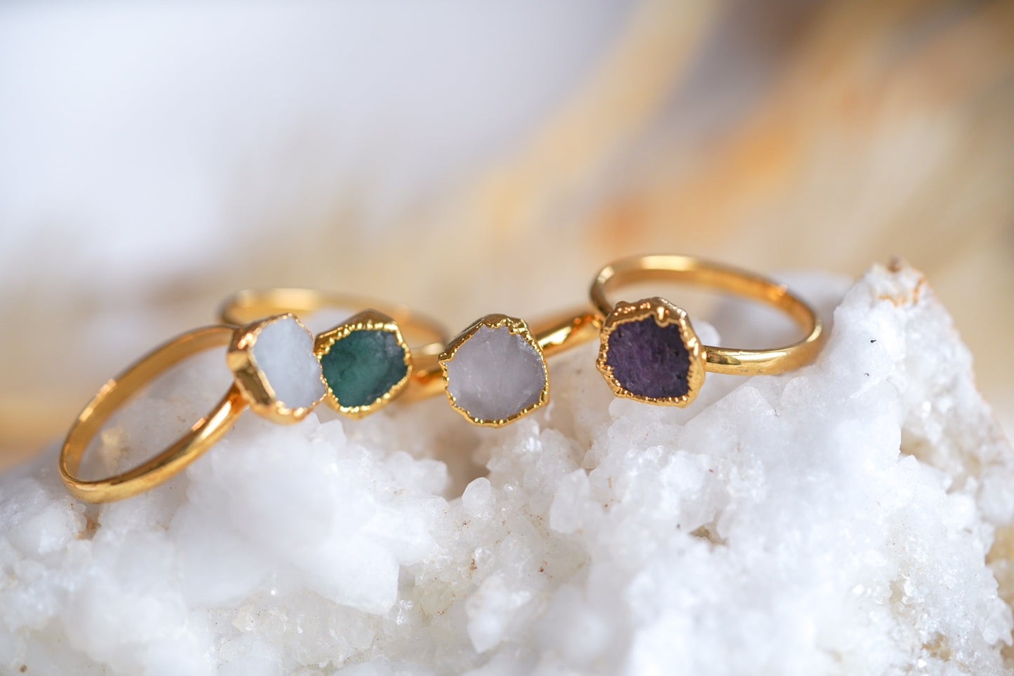 Raw Gemstone Ring