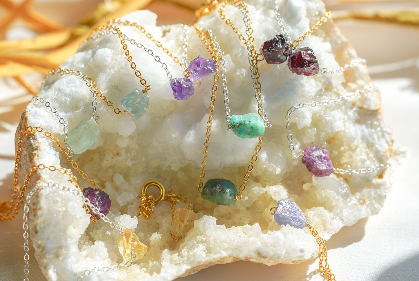 Raw Gemstone Bracelet