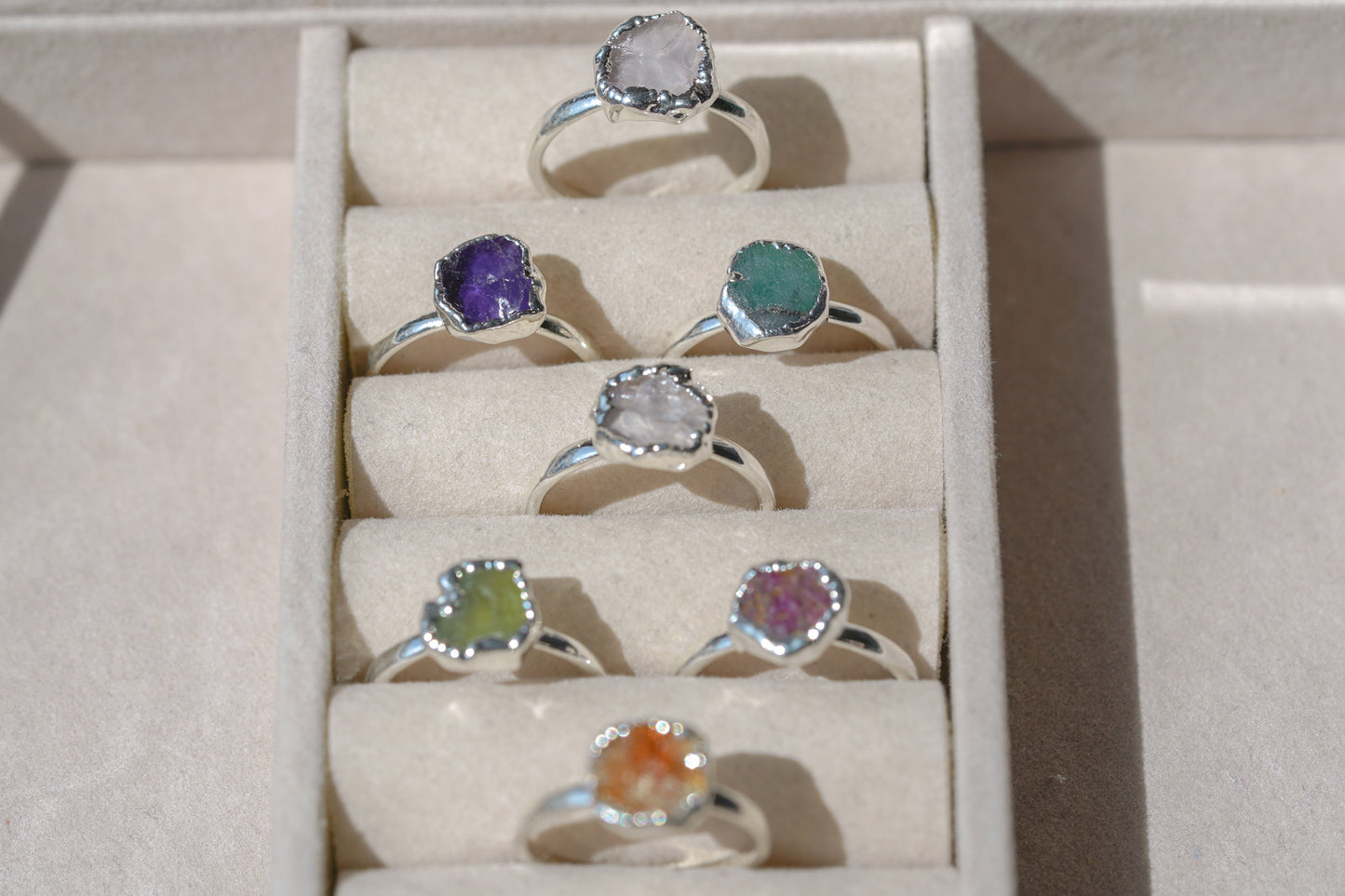 Raw Gemstone Ring