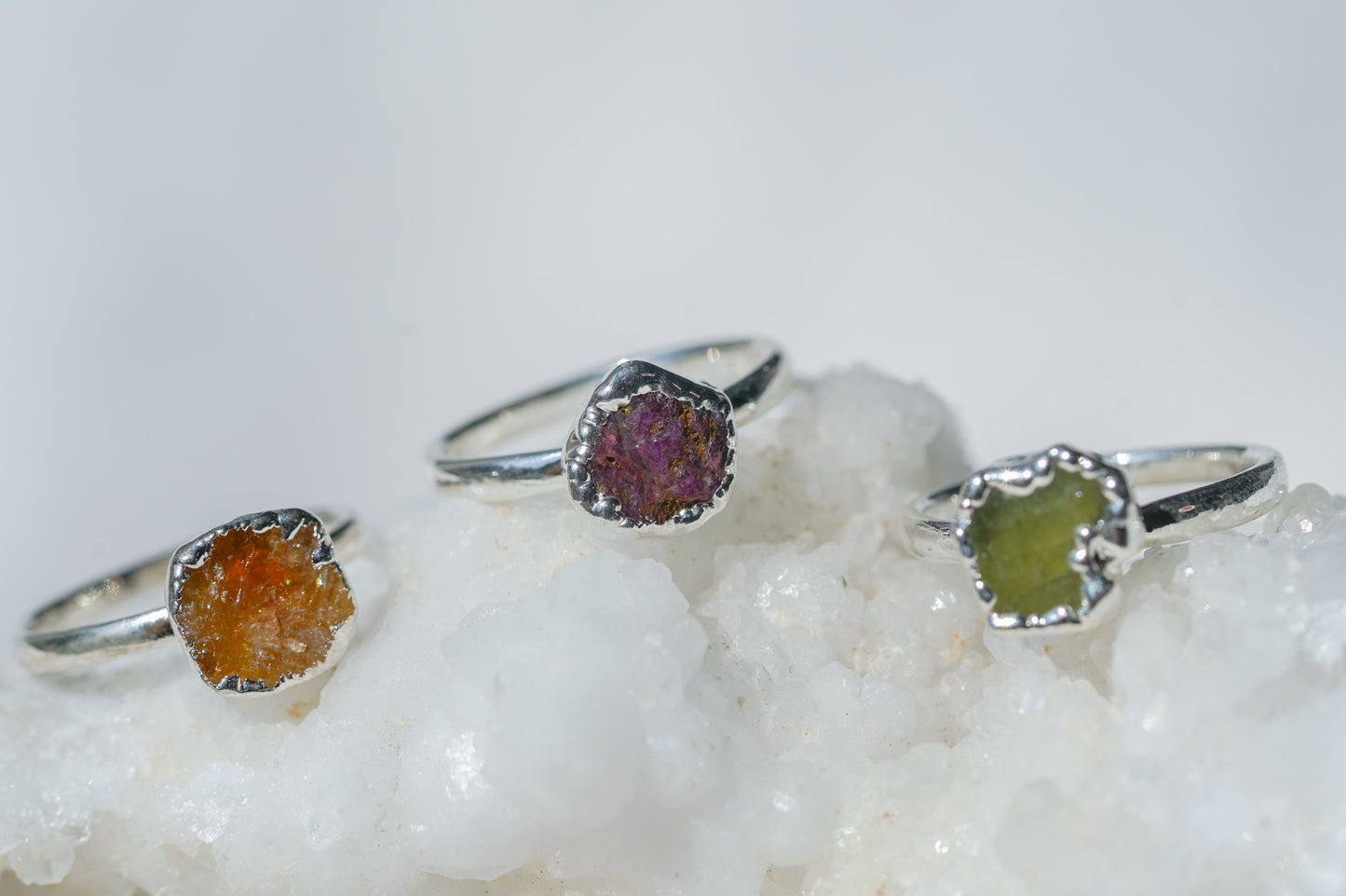 Raw Gemstone Ring